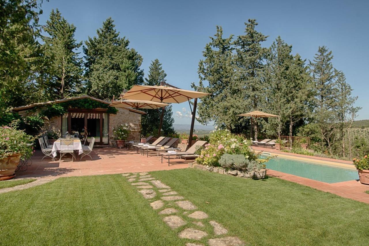 Villa La Casina Кастелина ин Кианти Екстериор снимка