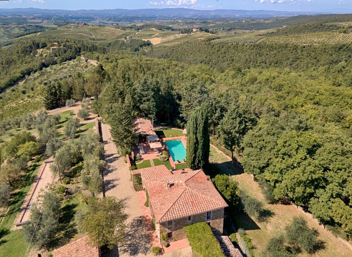 Villa La Casina Кастелина ин Кианти Екстериор снимка