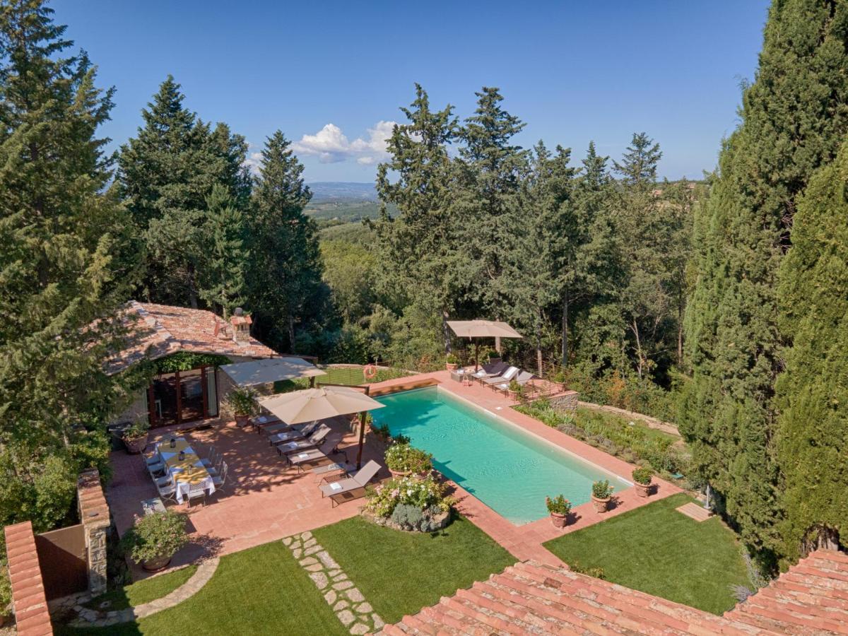 Villa La Casina Кастелина ин Кианти Екстериор снимка